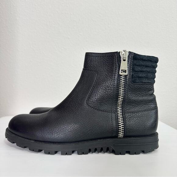 Gucci GG Black Leather Ankle Boots Women's size 38 - Picture 6 of 12